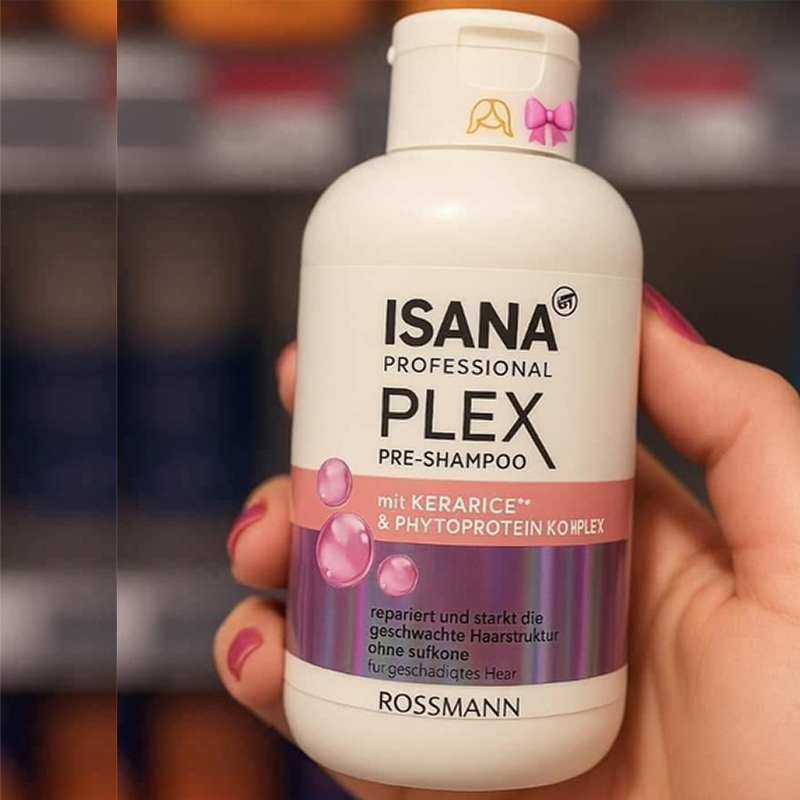 قبل–شامبو إيــســانــا بــلــيــكــس لإصلاح الشعر التالف / ISANA Professional PLEX Pre-Shampoo